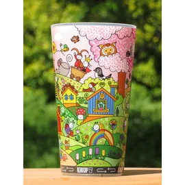 Bogyó és Babóca  pohár - Tavasz