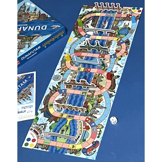 Brúnó Budapesten - Dunafutam társasjáték