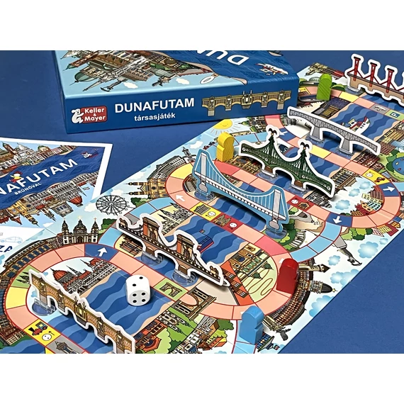 Brúnó Budapesten - Dunafutam társasjáték