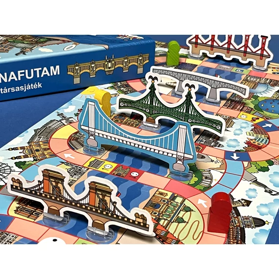 Brúnó Budapesten - Dunafutam társasjáték