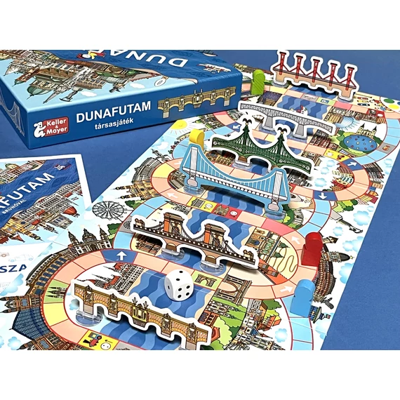 Brúnó Budapesten - Dunafutam társasjáték