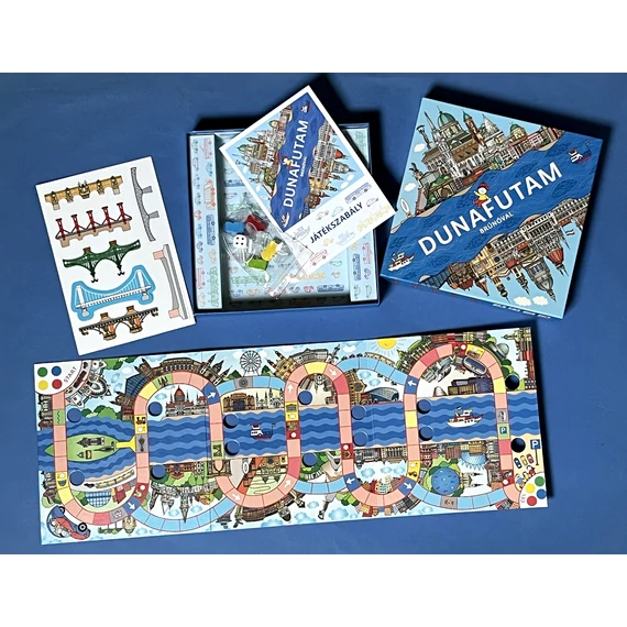 Brúnó Budapesten - Dunafutam társasjáték