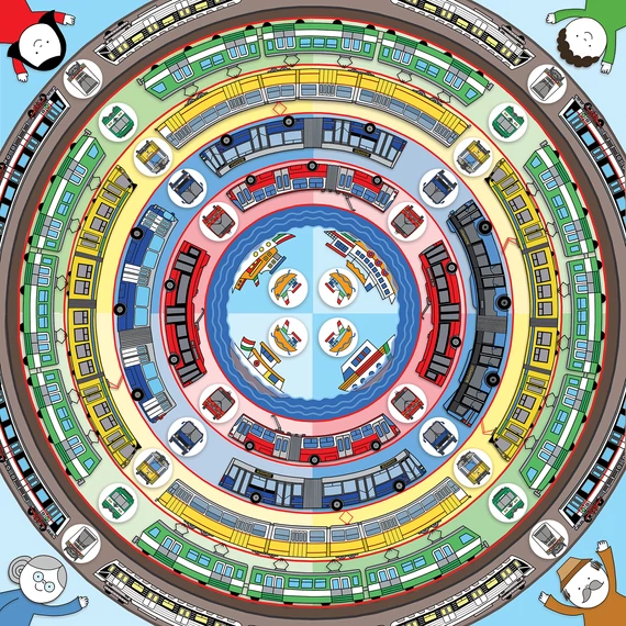 Brúnó Budapesten - Városnézés társasjáték