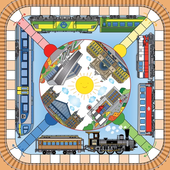 Brúnó Budapesten - Városnézés társasjáték